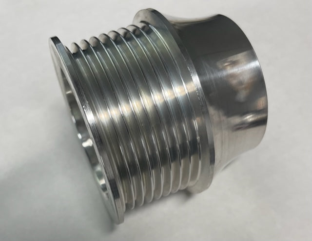 2016-2019 3.0" 8 Rib LT4 Conversion Pulley and hub for Corvette blower to ZL1,CTSV Spacing