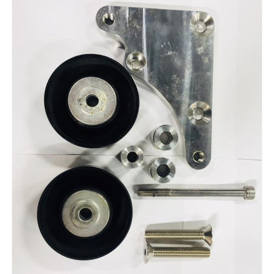 Idler bracket for Lsa converison - with pulleys